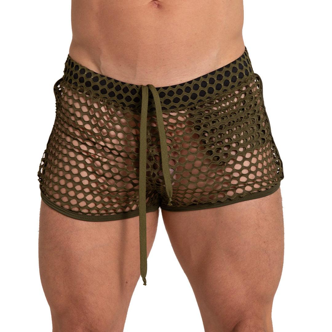 HOLE GREEN HOTSHORT - Gigo Underwear & MensWear