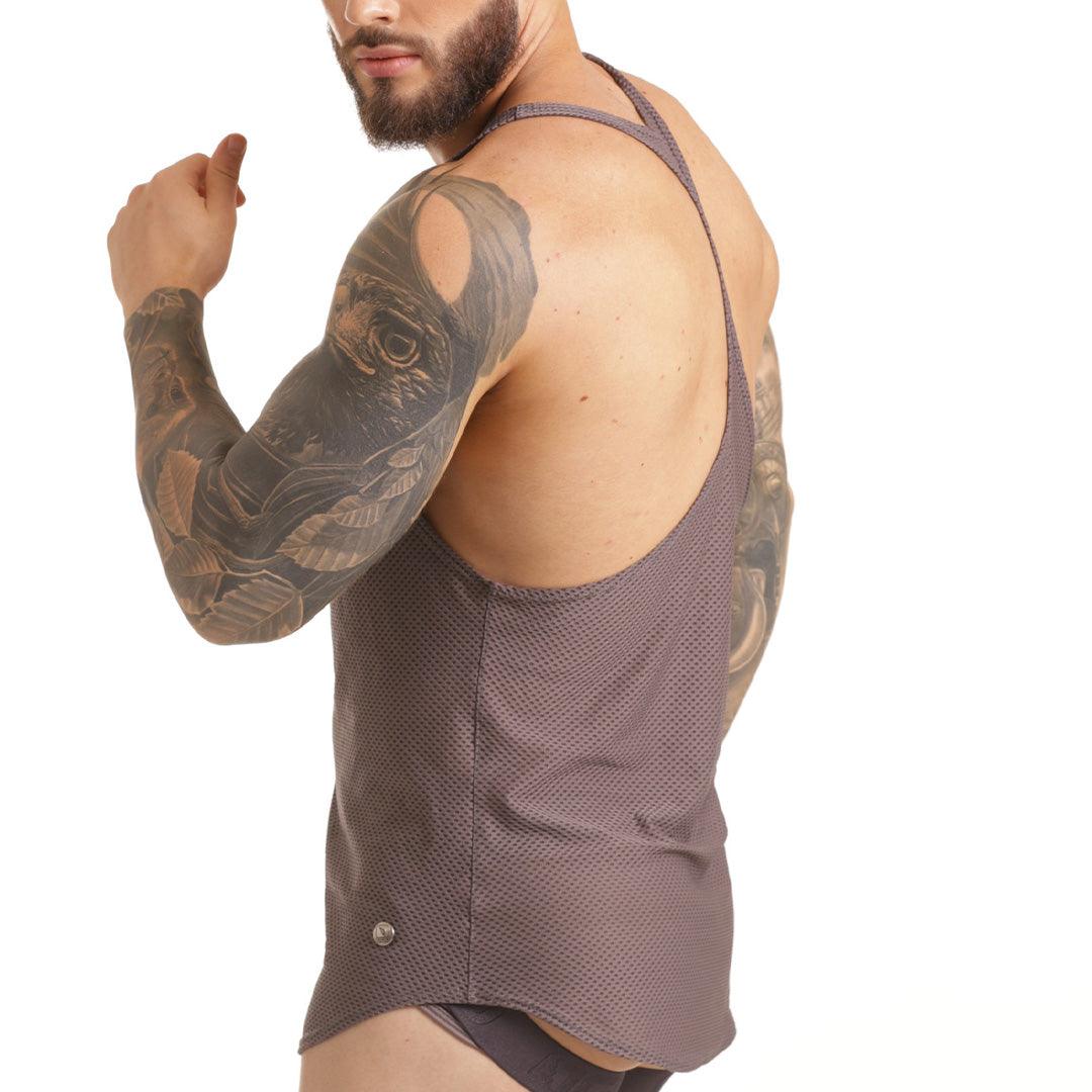 INSUPERABLE GRAY TANK - Gigo Underwear & MensWear