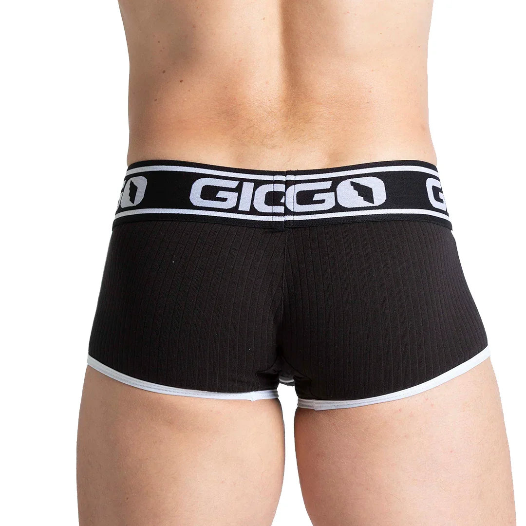Khanal Black Trunk back view by Gigo Underwear
