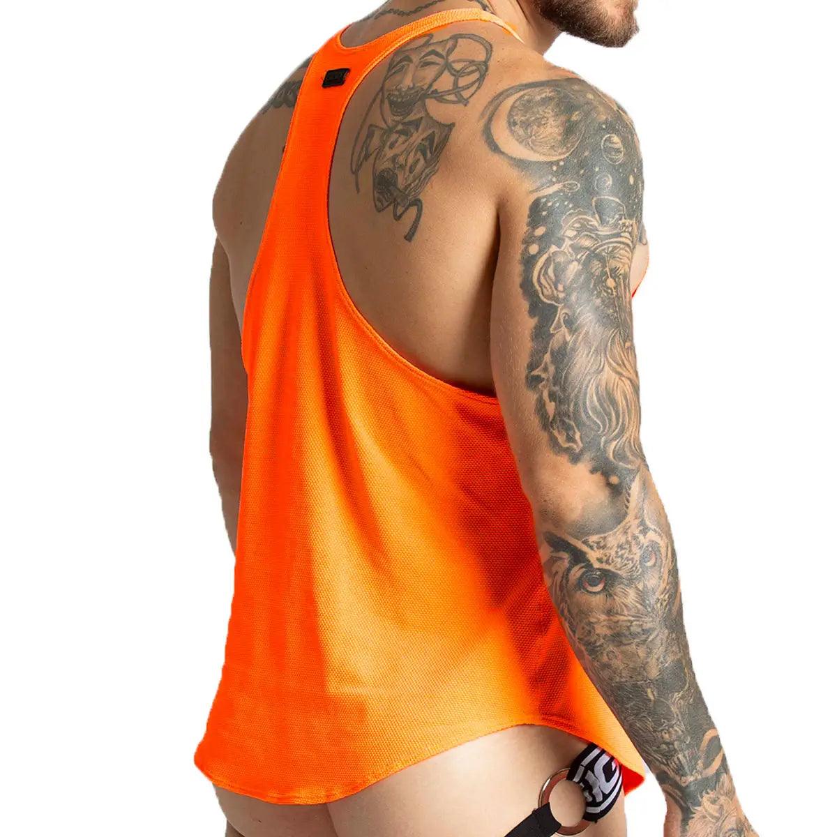 LEMON ORANGE TANK - Gigo Underwear & MensWear