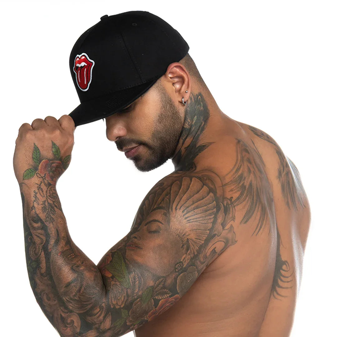 Lips Black Caps by Gigo Underwear