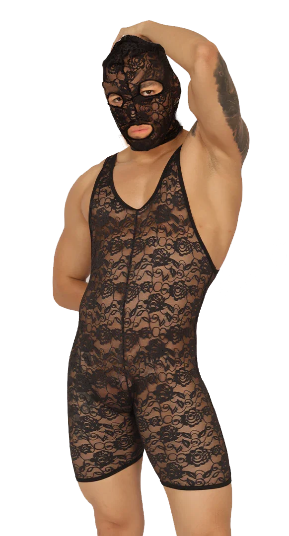 Magnetic Balaclava front view by Gigo Underwear