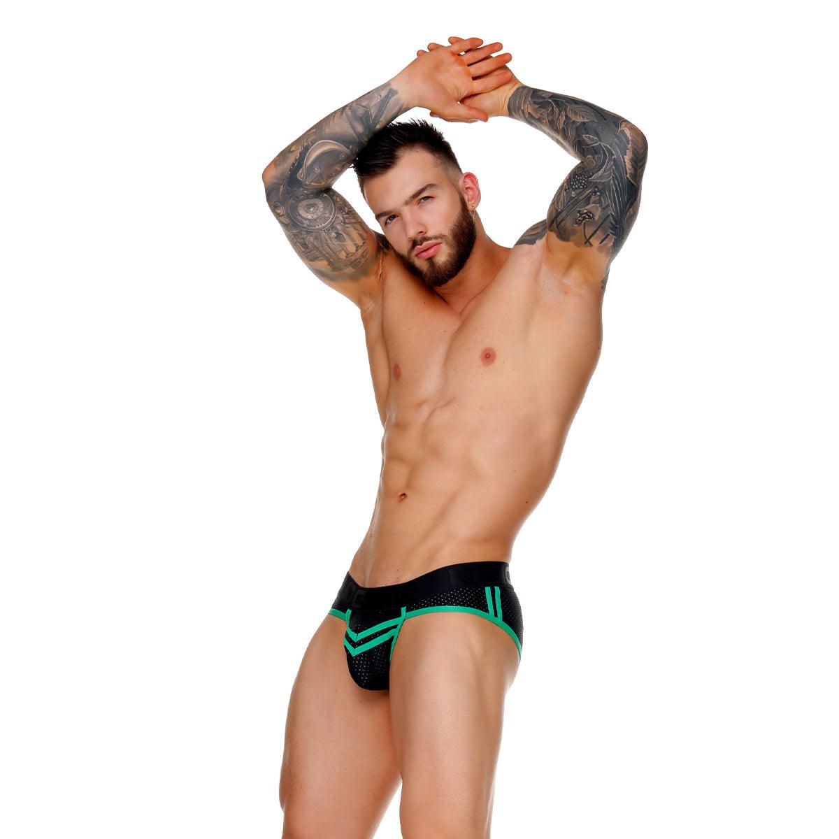MEDIEVAL GREEN BRIEF - Gigo Underwear & MensWear