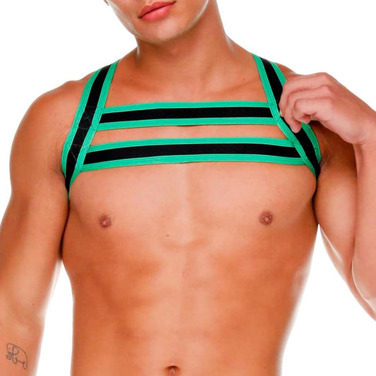MEDIEVAL GREEN HARNESS - Gigo Underwear & MensWear
