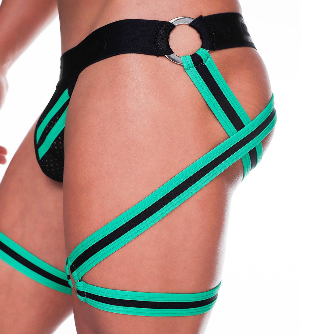 MEDIEVAL GREEN JOCKSTRAP GELBERT BELT - Gigo Underwear & MensWear