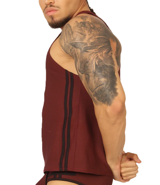 Mix Wine Tank front view by Gigo Underwear