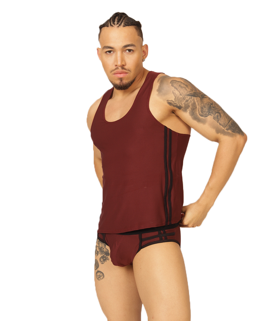 MIX WINE TANK - Gigo Underwear & MensWear