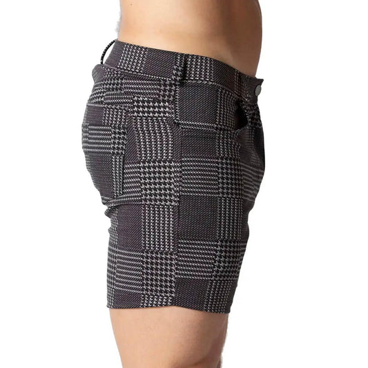 Mountain Black Short front view by Gigo Underwear