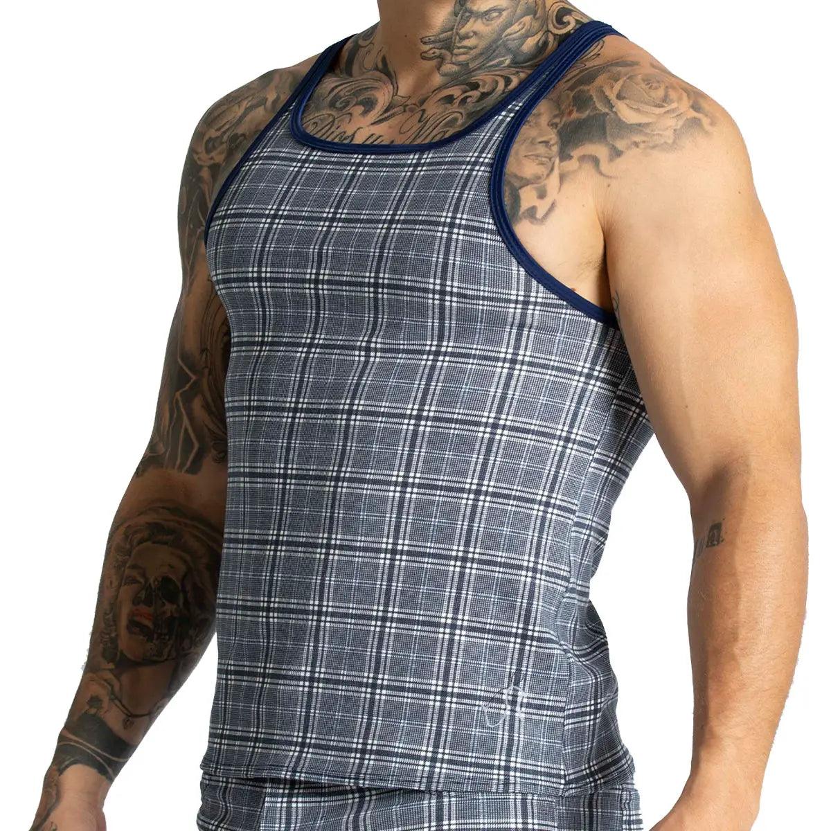 MOUNTAIN SQUARE TANK - Gigo Underwear & MensWear