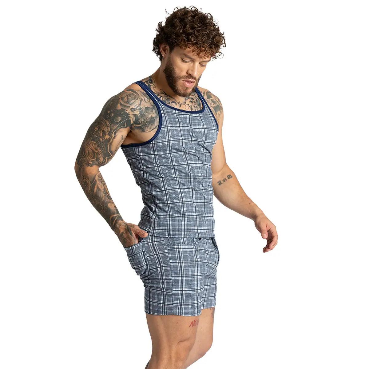 MOUNTAIN SQUARE TANK - Gigo Underwear & MensWear