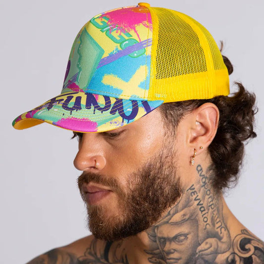 NEON YELLOW CAPS - Gigo Underwear & MensWear