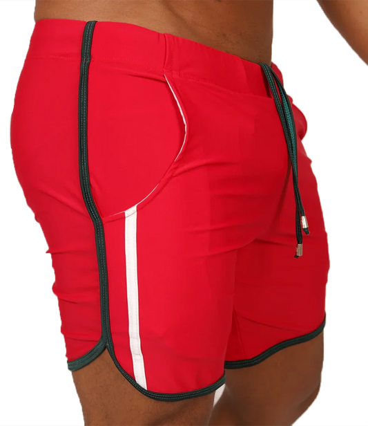 Nice Red Beachwear front view by Gigo Underwear