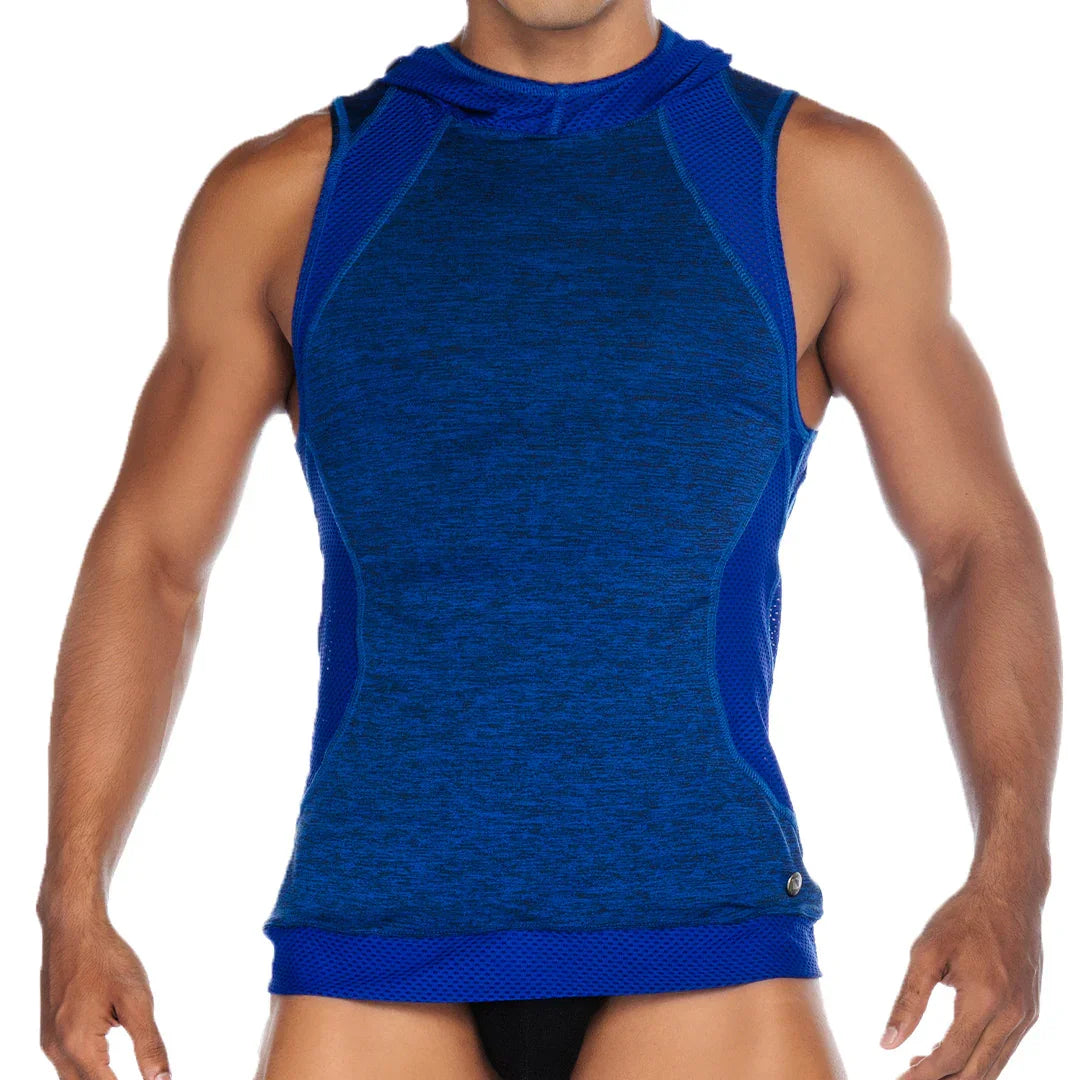 Nirvana Blue Hoody Tshirt by Gigo Underwear