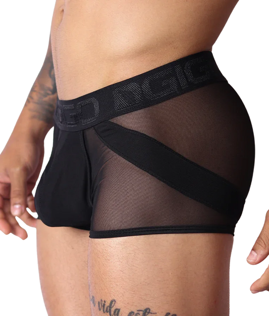 Panel Black Trunk front view by Gigo Underwear