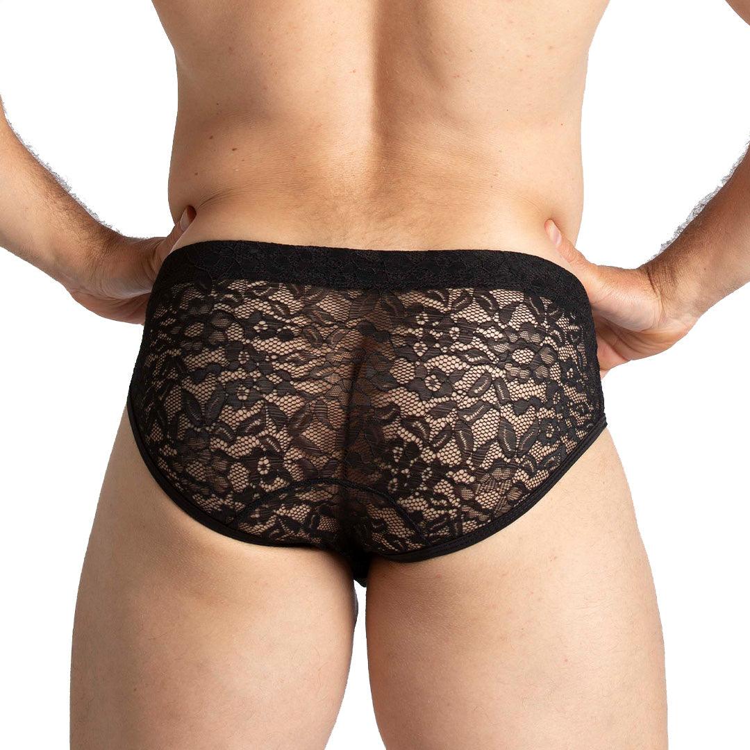 PARADISE BLACK BRIEF - Gigo Underwear & MensWear