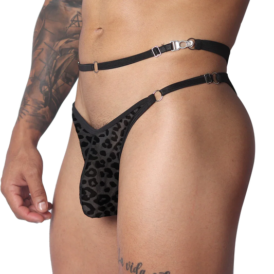 Plush Jockstrap front view by Gigo Underwear