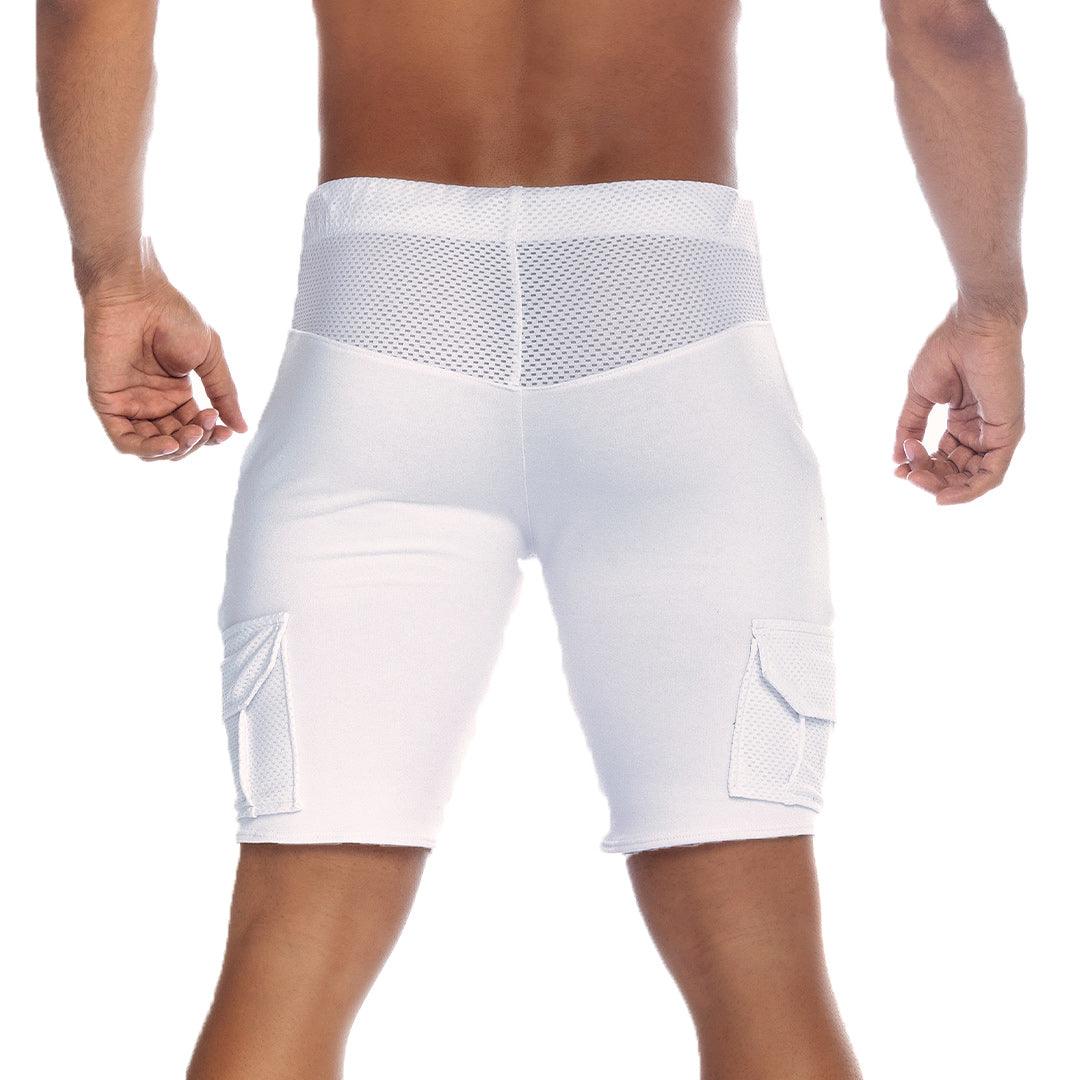 POCKET WHITE SHORT - Gigo Underwear & MensWear
