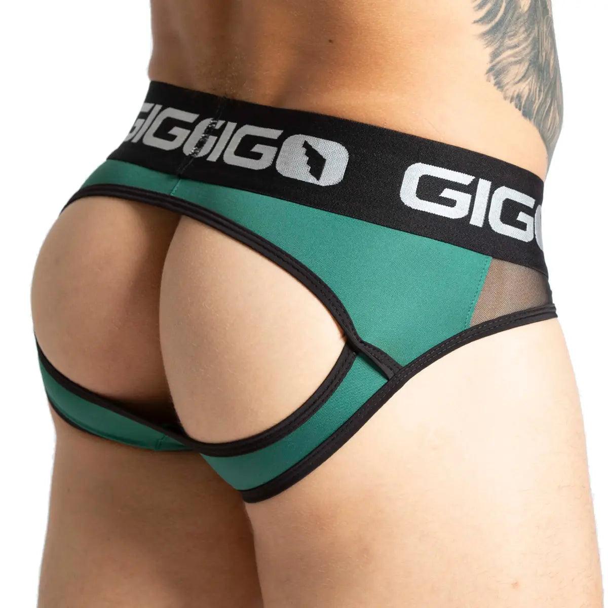 PURITY GREEN BRIEF JOCK - Gigo Underwear & MensWear