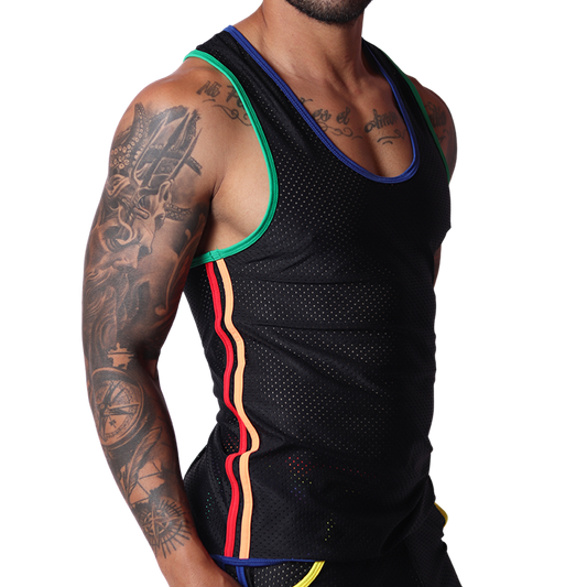 Pride Tank front view by Gigo Underwear