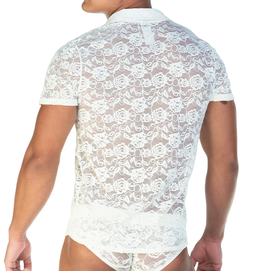 Redemotion Beige Shirt back view by Gigo Underwear
