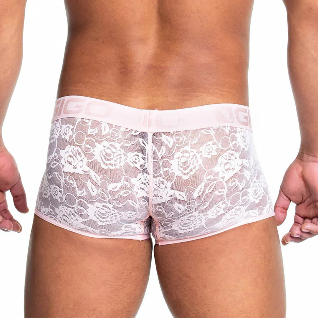 Redemotion Pink Trunk back view by Gigo Underwear