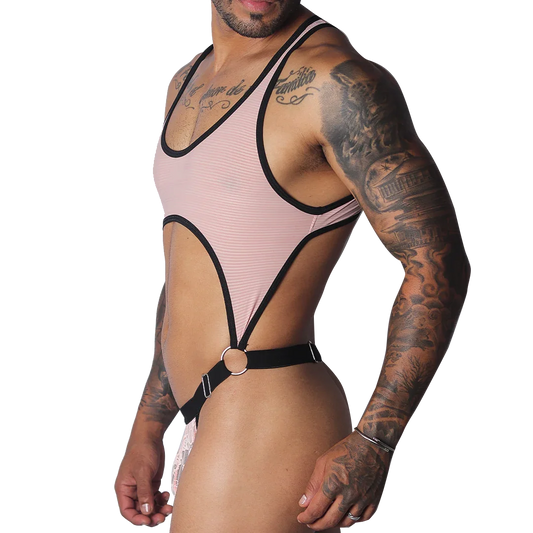 Romantic Pink Body front view by Gigo Underwear