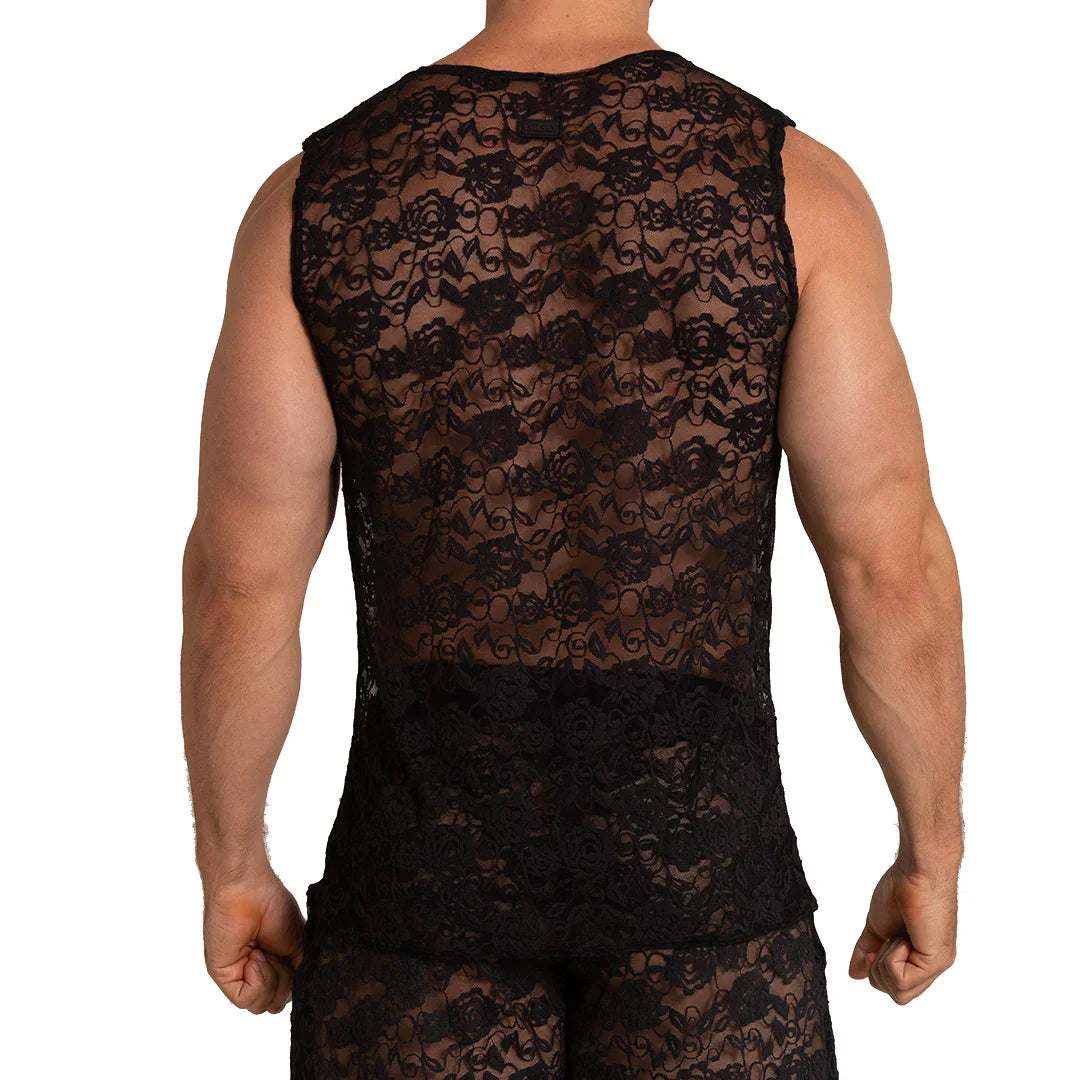 Rosals Tank back view by Gigo Underwear