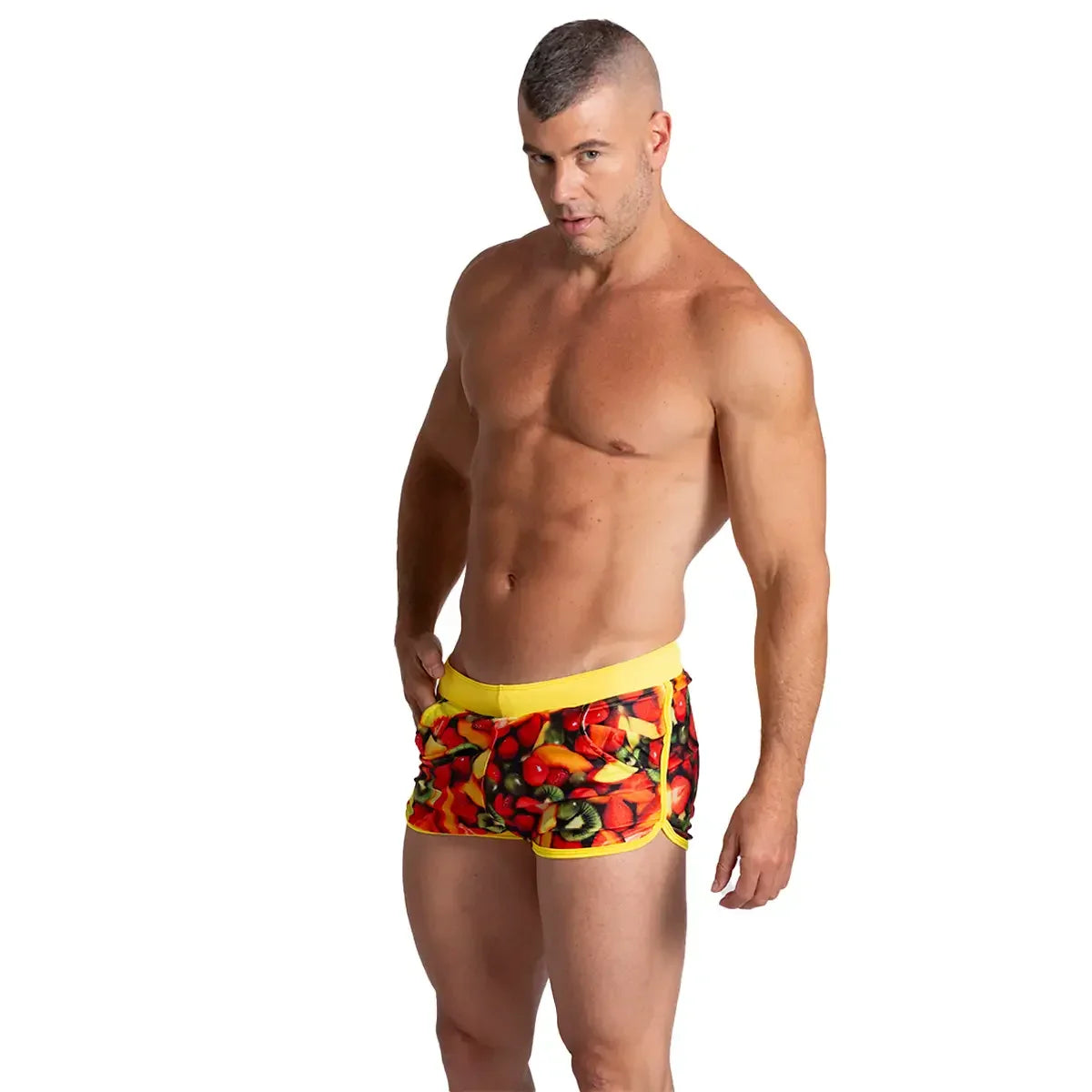 Salad Beachwear on model by Gigo Underwear