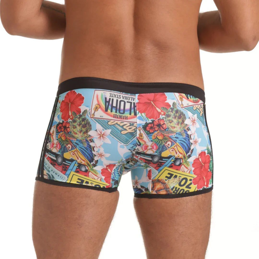 Seventies Swim Trunk back view by Gigo Underwear