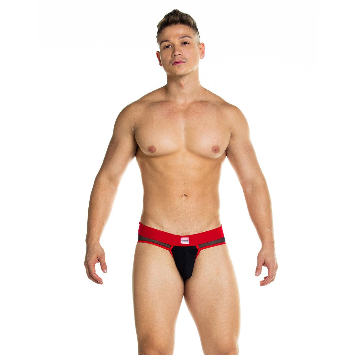SKIN RED BRIEF JOCKSTRAP - Gigo Underwear & MensWear