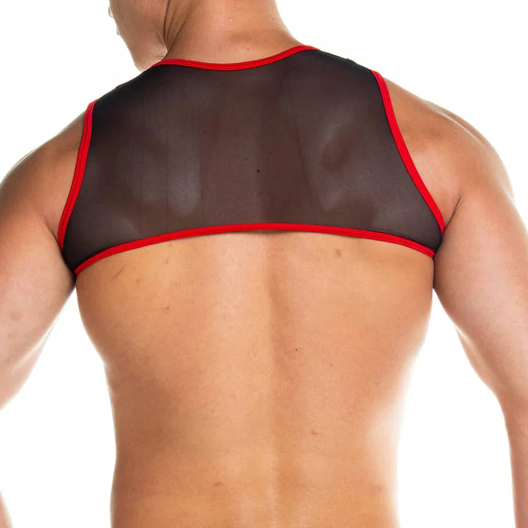 Skin Red Harness back view by Gigo Underwear