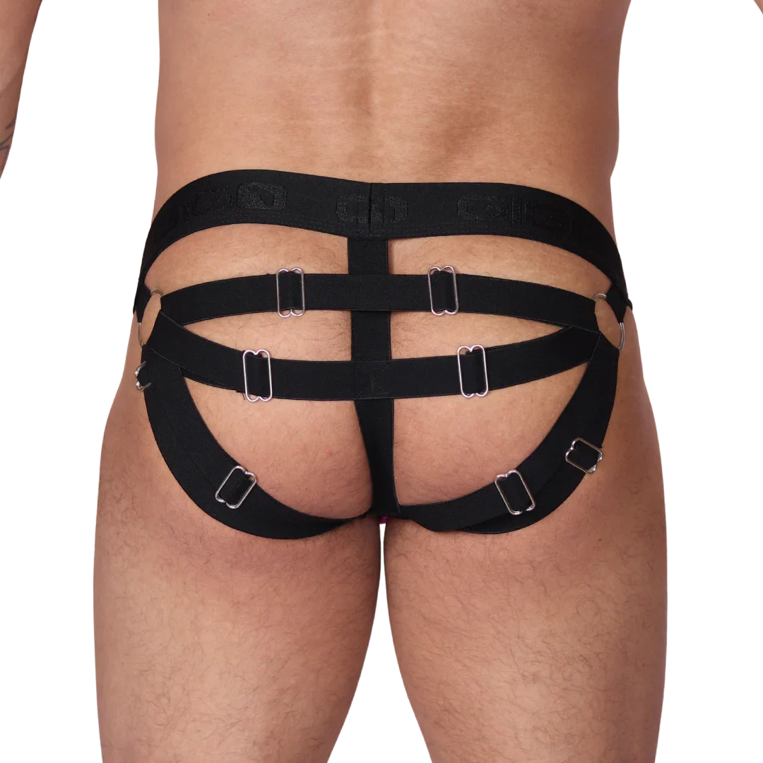 Spectrum Fuchsia Jockstrap back view by Gigo Underwear