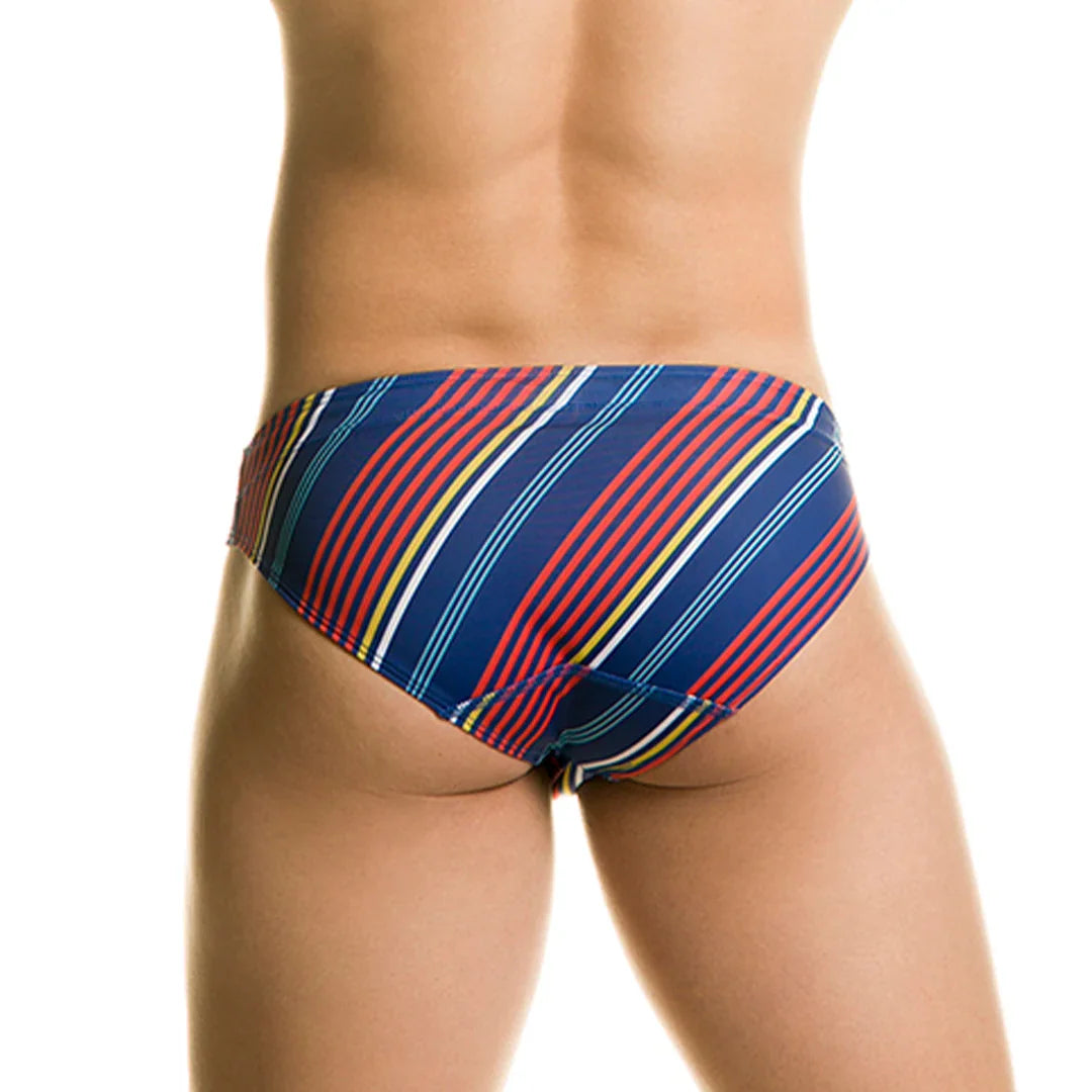 Streak Swim Brief front view by Gigo Underwear