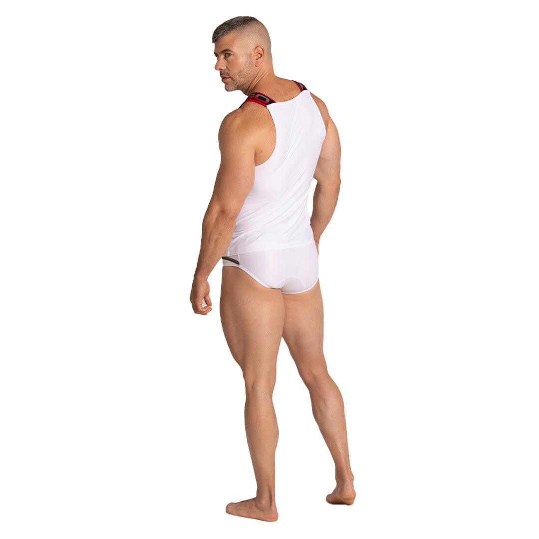 STYLE WHITE TANK - Gigo Underwear & MensWear
