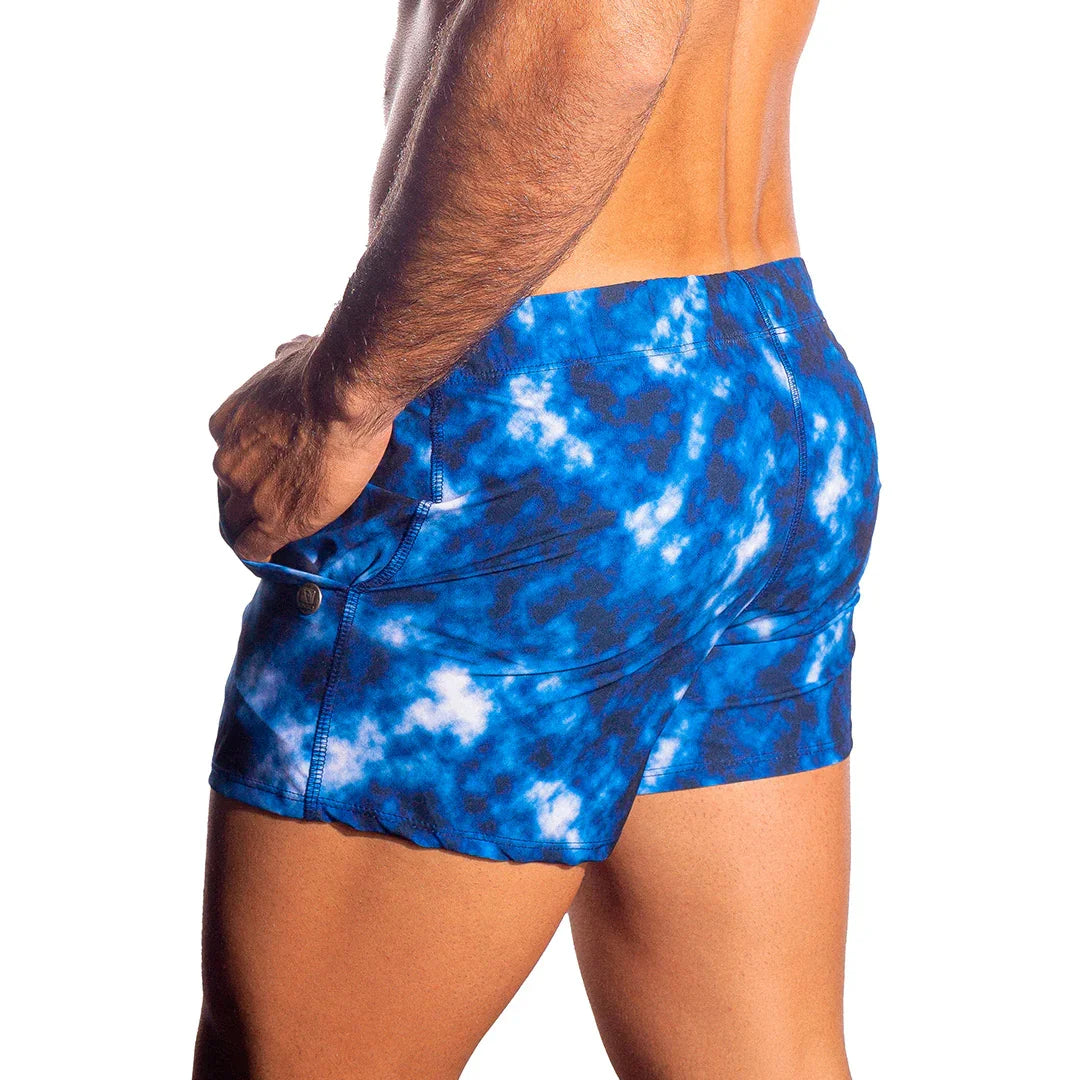 Tye Dye Beachwear front view by Gigo Underwear