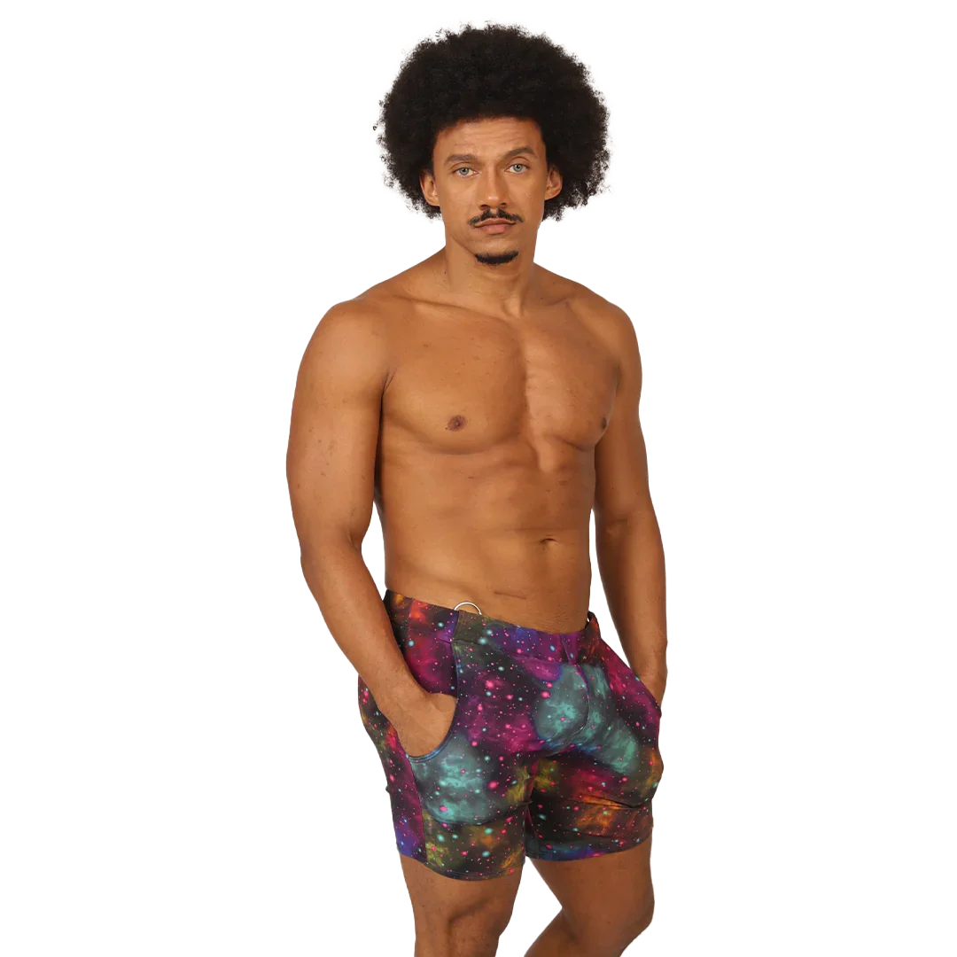 Universe Beachwear on model by Gigo Underwear