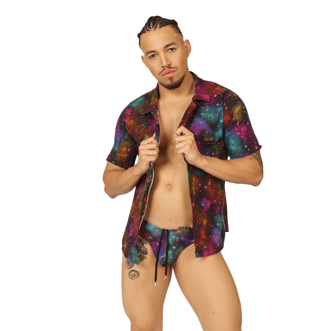 Universe Shirt back view by Gigo Underwear