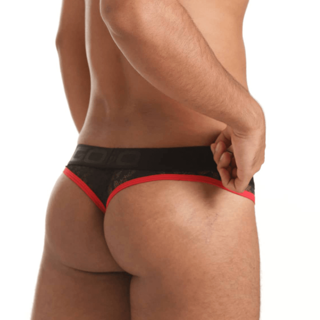 VIBRANT BLACK BRIEF GSTRING - Gigo Underwear & MensWear