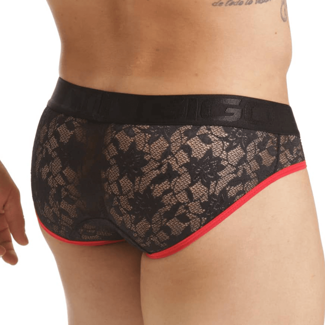 VIBRANT BLACK BRIEF - Gigo Underwear & MensWear