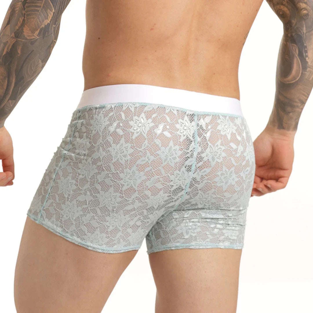 Vibrant Blue Hotshort front view by Gigo Underwear