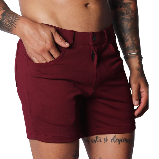 Sunday Wine Short front view by Gigo Underwear