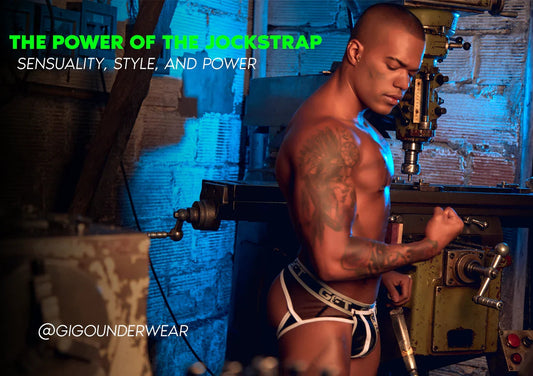 Gigo men’s jockstrap style guide featuring modern color, mesh and hybrid cut directions