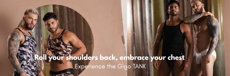 Tank Gigo Underwear: bold, sporty and irresistibly sexy