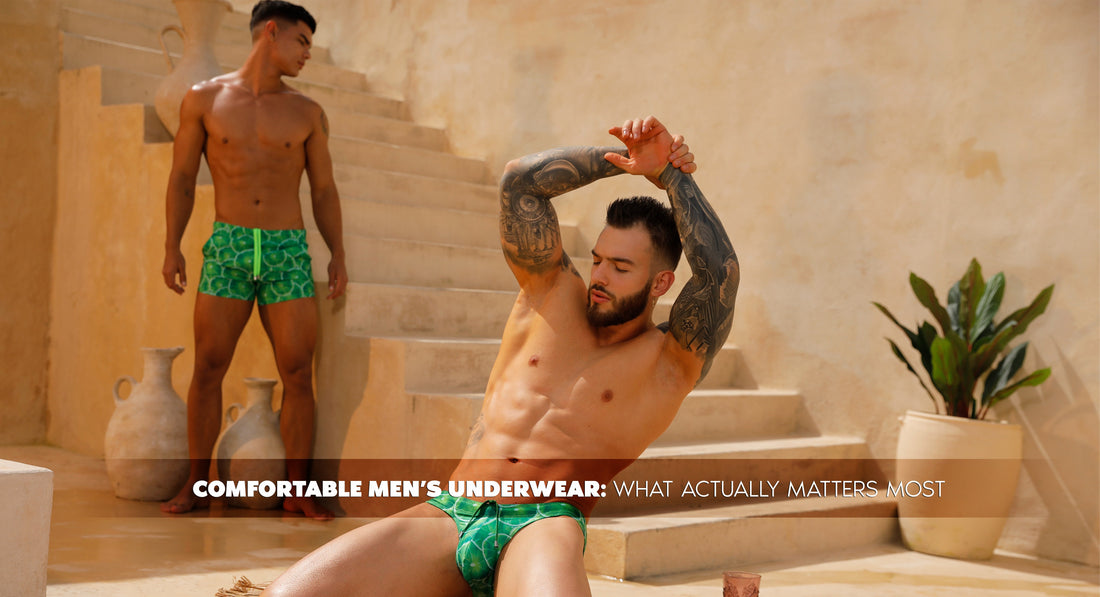 Comfortable men’s underwear in a supportive modern fit designed for softness, breathability, and all day comfort