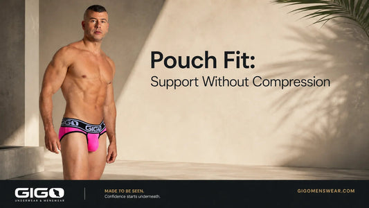 Men’s Underwear Pouch Fit Without Compression | Gigo