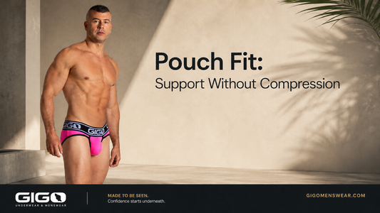 Men’s Underwear Pouch Fit Without Compression | Gigo