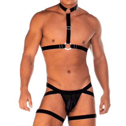 2 Fetiche Black Harness by Gigo Underwear