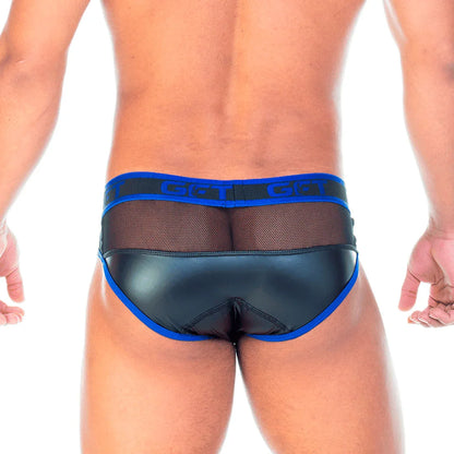 2 Fetiche Blue Brief back view by Gigo Underwear