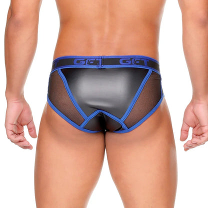 Fetish Blue Brief back view by Gigo Underwear