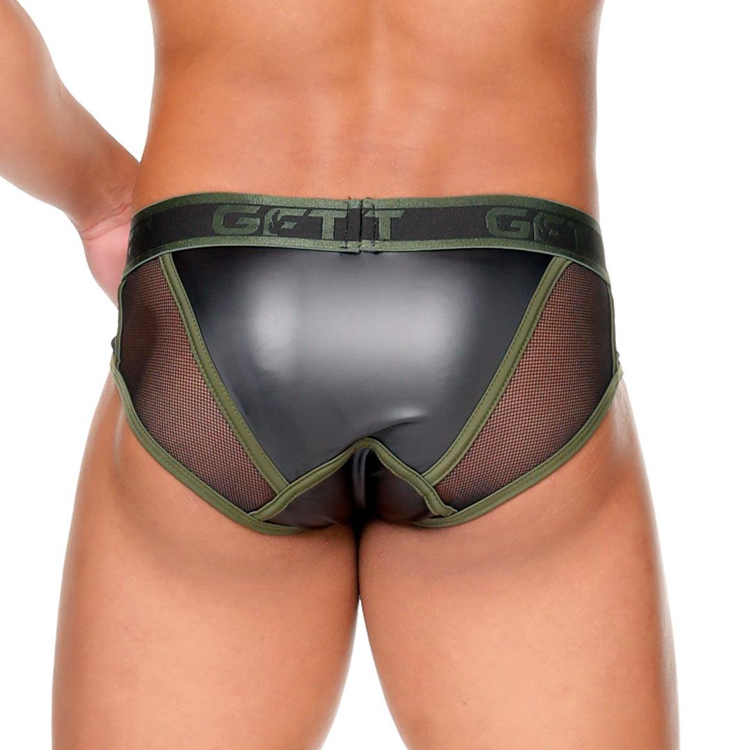 FETISH GREEN BRIEF - Gigo Underwear & MensWear